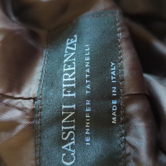 Jennifer Tattanelli Casini Firenze Made in Italy suede knee high coat Sz 42 US6 - Picture 10 of 13